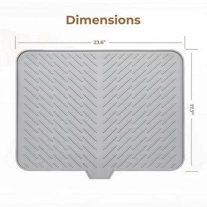 Iconcart™ Premium Silicone Kitchen Drying Mat