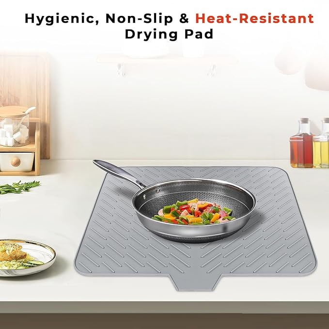 Iconcart™ Premium Silicone Kitchen Drying Mat