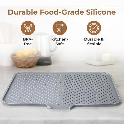 Iconcart™ Premium Silicone Kitchen Drying Mat