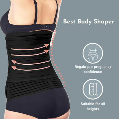 Iconcart™ 3-in-1 Postpartum Belly Belt | Medical-Grade Fabric | Breathable | Skin Friendly